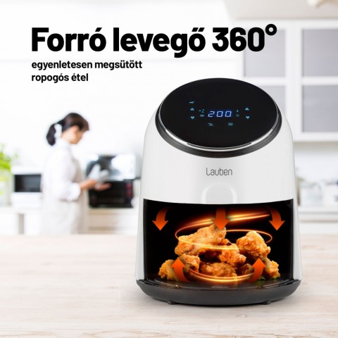 Lauben Hot Air Fryer 2500WT - Forró levegős fritőz Lauben Hot Air Fryer 2500WT - Forró levegős fritőz